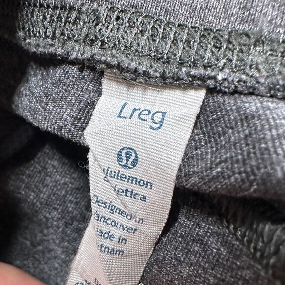 Lululemon Kung Fu Pant Regular Men's Heathered Slate Grey Size Large EUC - Picture 5 of 9
